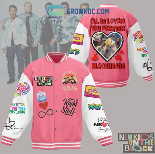 Discover NK on The Block Blockhead Valentine Baseball Jacket