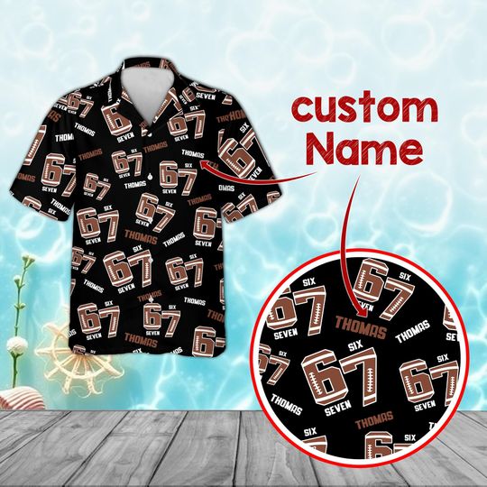 Discover Personalized Football Hawaiian Shirt, Game Day Aloha Shirt for Men
