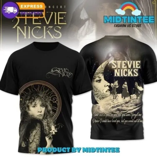 Stevie Nicks 2025 Solo Touring Run 3D Shirt All sizes