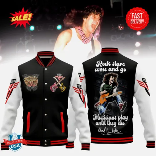 Discover Van hallen Rock Stars Come And Go Baseball Jacket Gift For Christmas