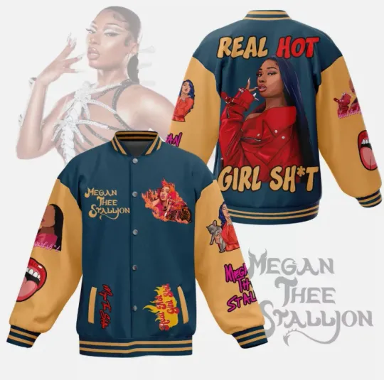 Discover Megan Thee Stallion New Baseball Jacket For Fan Gift For Christmas