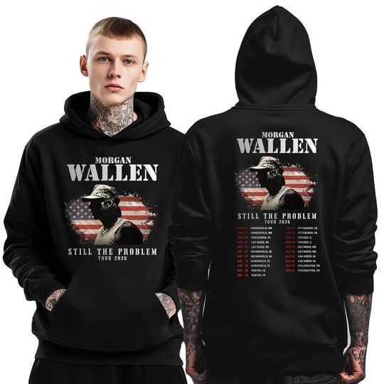 2026 Wallen Western Still The Problem Tour Hoodie Morgan Long Sleeve Sweater