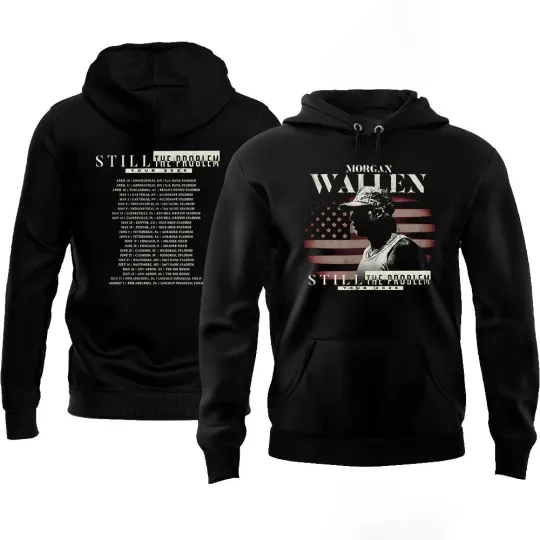 Wallen Western Still The Problem Tour 2026 Double Sided Hoodie