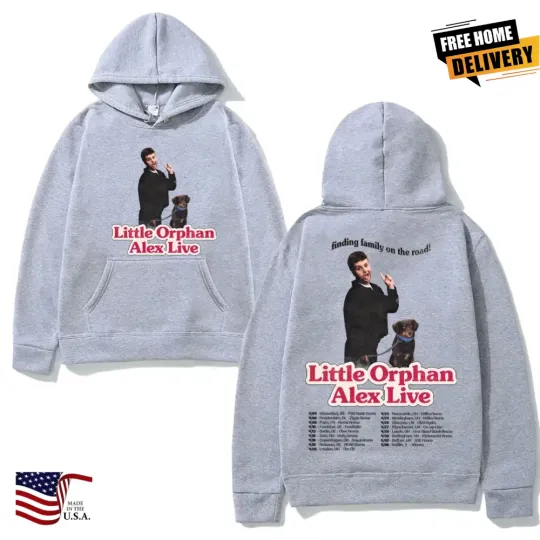 Discover Alex Warren 2026 European Arena Tour Hoodie Double-Sided
