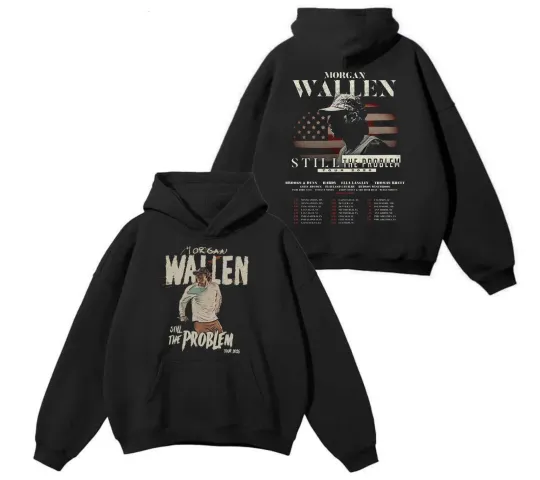 Wallen Western Hoodie, Still the Problem Tour 2026 2 Side Hoodie