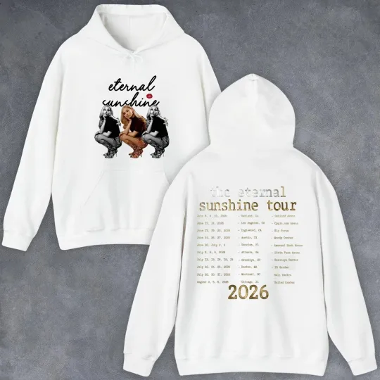 Ariana Eternal Sunshine Tour Double Sided Hoodie 2026