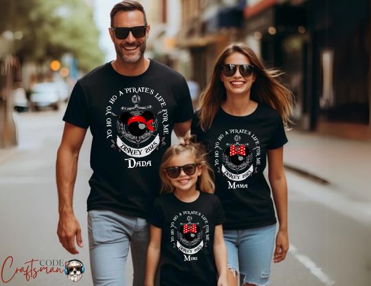 Discover Disney Pirate 2026 Shirts, Disney Family Shirts, Cruise Matching Shirt, Disney Family Trip Shirt, Pirate Family Shirt, Matching Family Tee