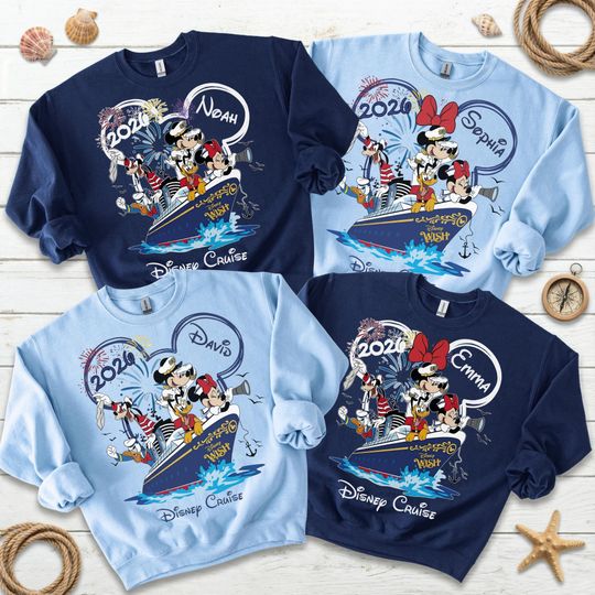 Discover Disney Vacation 2026 Making Memories Together Sweatshirt, Custom Name Disney Family Matching Sweat,Walt Disney World Trip Mickey and Friends