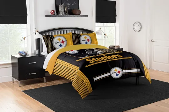 Discover Northwest Pittsburgh Steeler Safety Printed Comforter Set King