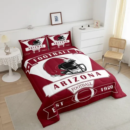 Discover Arizonna Cardinals Queen Comforter Bedding Set