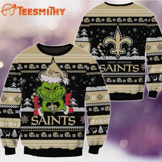 Discover Saint funny character Football Limited Ugly Christmas Sweater Gift For Christmas
