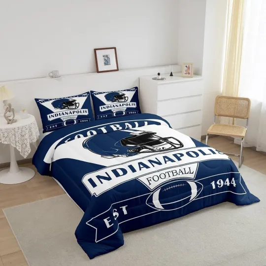 Discover Indianapolis Colts Queen Comforter Bedding Set