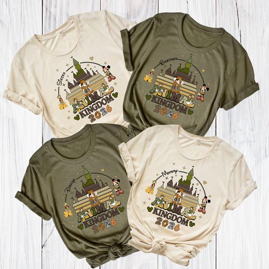 Discover Personalized Disney Safari Squad 2026 Shirt, Disney Family Animal Kingdom 2026 Shirt, Disney Birthday Shirt, Disneyworld Animal Kingdom Tee