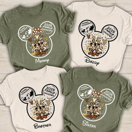 Discover Custom Animal Kingdom Matching Shirts 2026, Disney Animal Kingdom 2026 Shirts, Disney Family Matching Shirts, Disney Family Safari Shirts