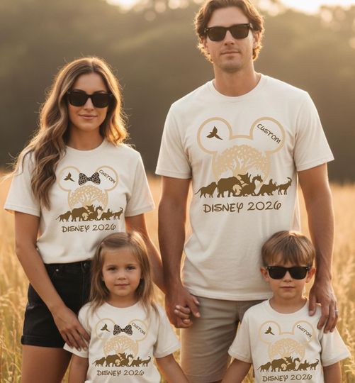 Discover Custom Disney Animal Kingdom Shirts, Safari Family Matching Shirts, Disney 2026 Shirts, Disney Birthday Shirt, Disneyworld Custom Name Shirt