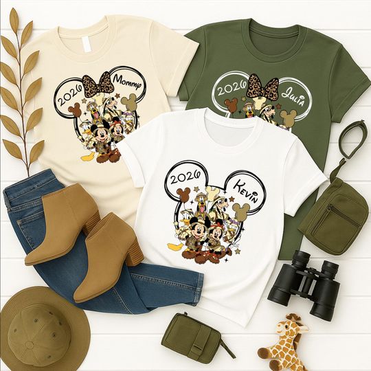 Discover Personalized Disney Animal Kingdom 2026 Shirt, Animal Kingdom Matching Family Shirt, Custom Animal Kingdom Trip Shirt, Disney World Shirt