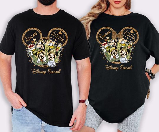 Discover Disney 2026 Safari Shirt, Custom Mickey Wild T-Shirt, Minnie Animal Kingdom Sweatshirt, Zoo Family Tee, Safari Trip Hoodie