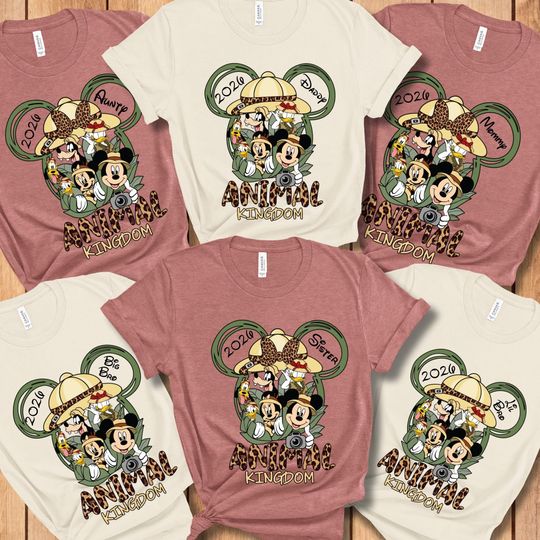 Discover Disney Animal Kingdom Shirts, Custom Animal Kingdom Shirt, Animal Kingdom Family Shirts, Animal Kingdom Matching Shirt, Animal Kingdom 2026