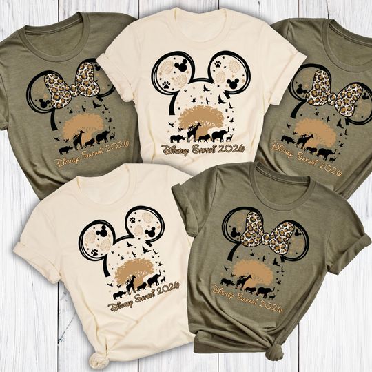 Discover Custom Disney Safari 2026 Shirts, Animal Kingdom Shirts, Family Matching Shirts, Birthday Trip Shirt, Kilimanjaro Safari Tee