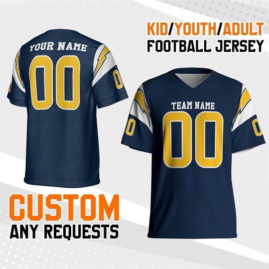Discover Custom Famous Team Super Star Sport Navy Football jersey Larusso89, Larusso Jersey Football, Custom Name Number Shirt, Jersey Uniform Gift