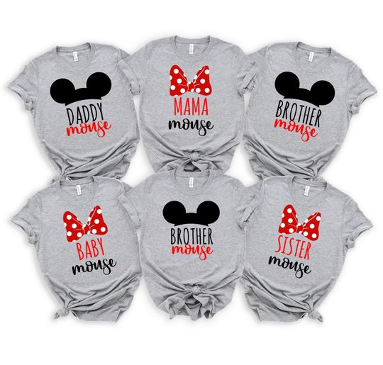 Discover Family Mouse Shirt, Dad Mouse Mom Mouse Shirt, Disney Family Shirt, Disney Matching Shirt, Disney Vacation Shirt, Disneyland Trip Shirt 2023