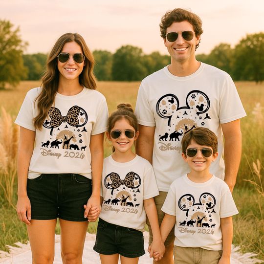 Discover Custom Disney Safari 2026 Shirts, Family Matching Shirts, Disney World Animal Kingdom Shirts, Disney Birthday Shirt, Kilimanjaro Safaris Tee
