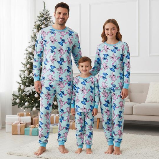 Discover Unicorn Family Pajamas, Unicorn Long Sleeve PJs, Unicorn Christmas Pajamas, Matching Pyjama Set, Xmas Sleepwear Gift