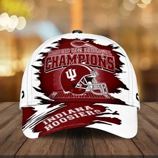 Discover Indiana Hoosiers Football 2025 Big Ten Champions Classic Cap