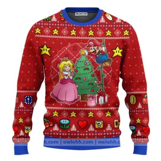 Discover Come and See the Christmas Tree Super Mario Ugly Sweater Partyugly sweater idea