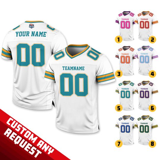 Discover Custom Team Name Number Football Jersey for Men Women Youth Preschool, Game Day Outfit, Custom Football Team Jersey Gifts For Football Fans