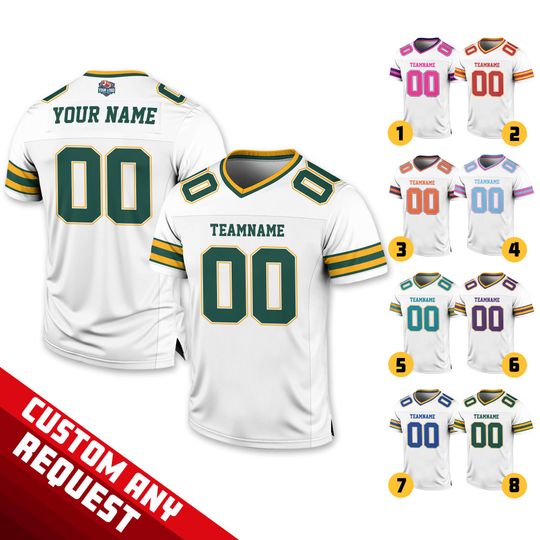 Personalized Team Name Number Football Jersey Shirt For Adult Kid, Custom Football Jersey Shirt, Game Day Outfit For American Football Fan