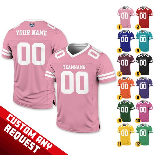 Custom Team Name Number Football Jersey for Men Women Youth Preschool, Custom Football Team Jersey Gifts For Football Fans, Game Day Outfit