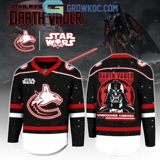 Discover Vancouver Canuck x Star Wars Darth Vader Hockey Jersey
