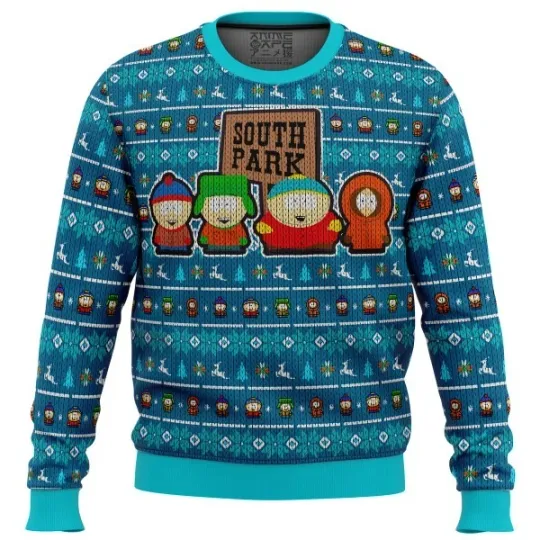 Crazy Main Characters South Park Ugly Sweater Party