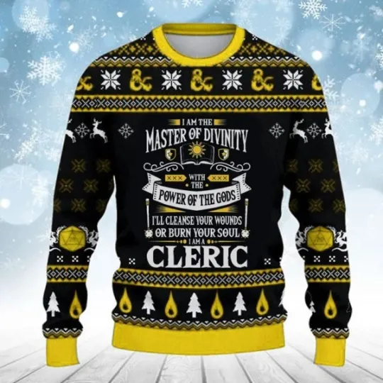 Discover Classes cleric Ugly Christmas sweater for men and women Classes cleric Christmas