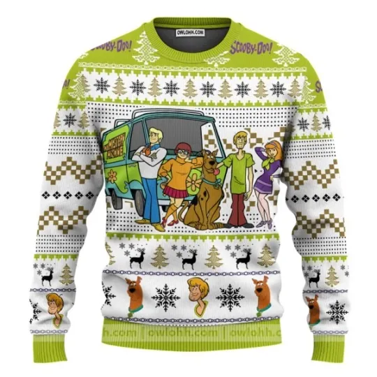 Discover Scooby Doo Dog Ugly Sweater Woolen Sweater Christmas Gift