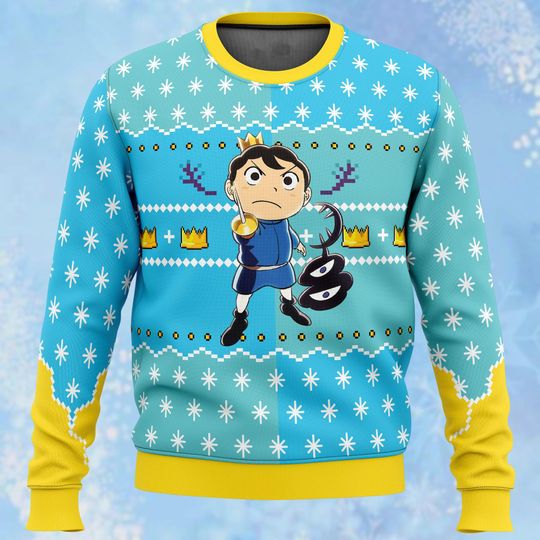 Discover Funny Ranking of Kings Ugly Christmas Sweater, Meme Ranking of Kings Sweaters, King Sweater Kid, Anime Christmas sweaters, Anime Holida