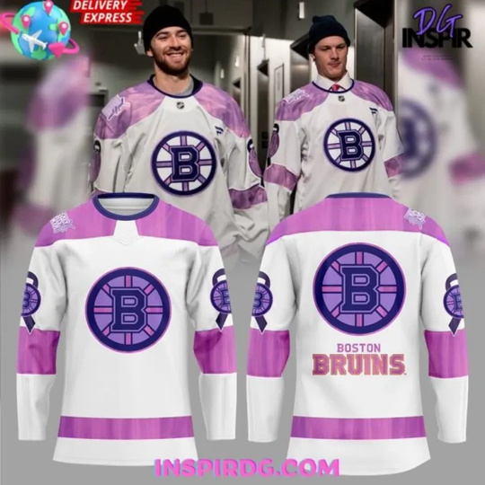 Discover Boston Bruin Hockey Fights Cancer Special Hockey Jersey