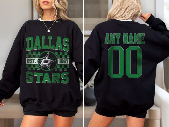 Dallas Stars Hockey Sweatshirt , Vintage Stars shirt, Dallas Hockey Fan shirt, Hockey Sweatshirt, Stars Hockey youth sweater