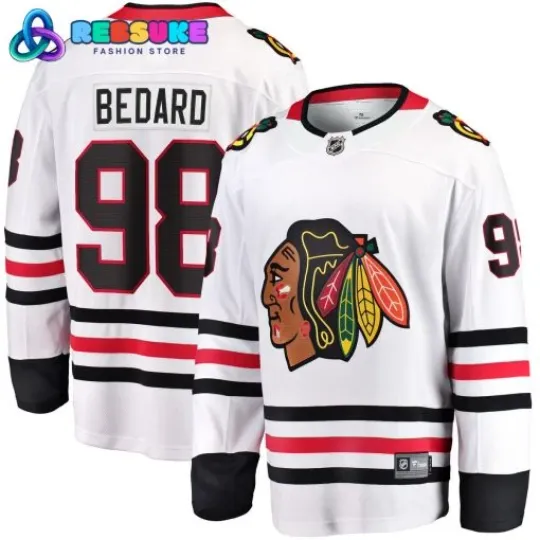 Discover Chicago Blackhawk Connor Bedard Hockey Jersey Unisex