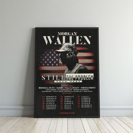 Discover Wallen Western Still The Problem Tour 2026 Poster