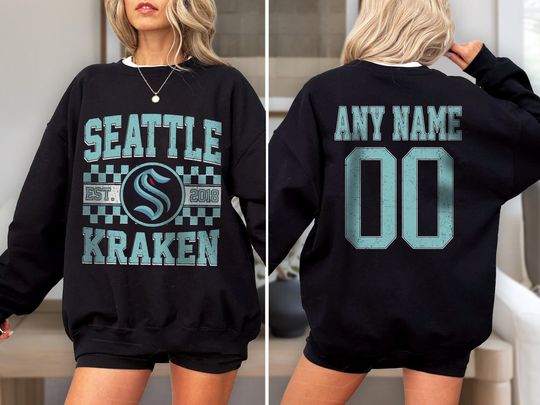 Discover Seattle Kraken Hockey Sweatshirt , Vintage Kraken T shirt, Seattle Hockey Fan shirt, Hockey Sweatshirt, Kraken Hockey youth sweater