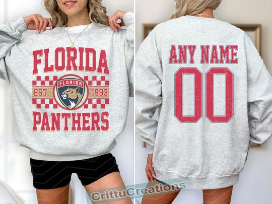 Florida Panthers Hockey Sweatshirt , Vintage Panthers shirt, Florida Hockey Fan shirt, Hockey Sweatshirt, Panthers Hockey youth sweater