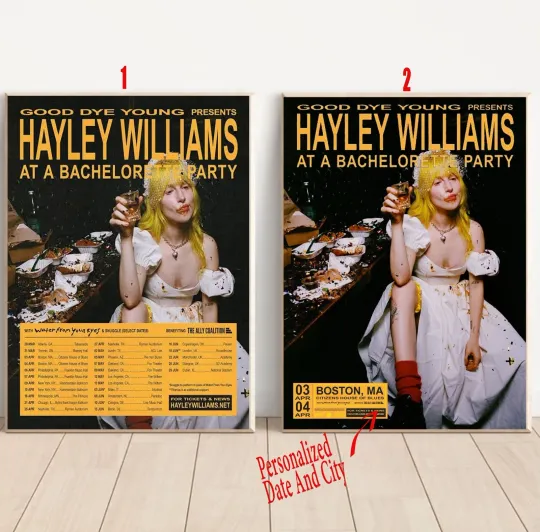 Discover Hayley Williams 2026 Tour Poster