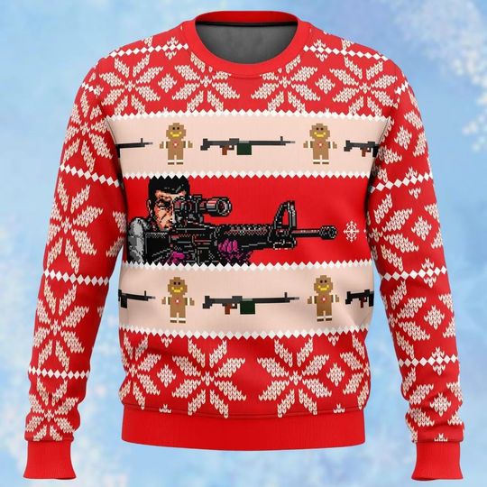Discover Funny Sniper Ugly Christmas Sweater, Meme Sniper Sweaters, Soldier Sweater Kid, Xmas Holiday Gift