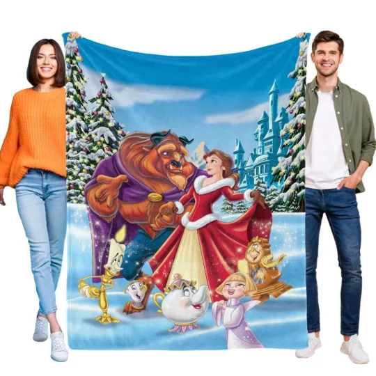 Discover Disney Beauty And The Beast  Blanket, Dance Fleece Blanket