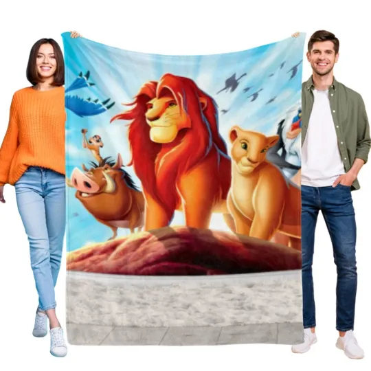 Discover Lion King Throw Blanket Gifts For Fans, Fleece Blanket