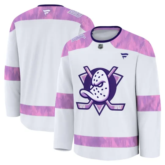 Discover Anaheim Duck Hockey Fights Cancer Practice Jersey Unisex