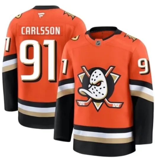 Discover Anaheim Duck Leo-Carlsson 91 Hockey Jersey Unisex Fan Gift