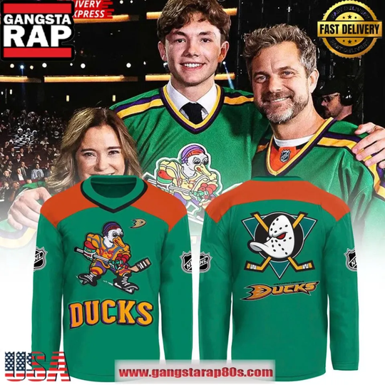 Discover Anaheim Duck Quack Attack Retro Edition Hockey Jersey